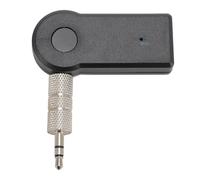 AMONIDA Receptor Bluetooth Portátil para Automóvil, Adaptador Auxiliar Inalámbrico de 3,5 Mm para Estéreo Doméstico, Auriculares y Parlantes, Batería de Larga Duración (2PCS)