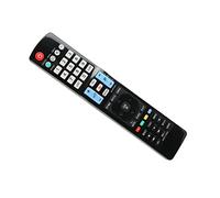 AMONIDA Reemplazo de Control Remoto de TV para, Controlador de Televisión Ergonómico de Calidad Duradera para Uso Doméstico, Material ABS