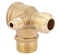 AMONIDA Reemplazo Duradero de la Válvula de Retención del Compresor de Aire de Latón para Piezas de Repuesto de 20 * 19 * 10 Mm para Compresor de Aire