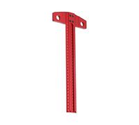 AMONIDA Regla en T con Escalas Claras, Precisión de 1 Mm (300 mm) | Material de aleación de aluminio, diseño liviano, adecuado para madera y marcado de vidrio.