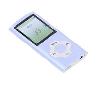 AMONIDA Reproductor MP3 MP4, Dispositivo de Música HiFi Portátil Ultradelgado de 16GB para Estudio, Fitness, Aleación de Aluminio de 1,8 Pulgadas (Azul Púrpura)