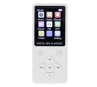 AMONIDA Reproductor MP4 Ligero HiFi Calidad de Sonido Bluetooth 5,0 Pantalla de 1,8 Pulgadas para Entrenamiento y Aprendizaje en el Gimnasio (White)