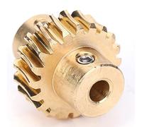 AMONIDA Robot Industrial Engranaje de Rueda Helicoidal 10:1 para Aplicaciones de Alta Torsión, Diseño Duradero de Metal y Bronce, Adecuado para Proyectos de Robótica y Mecánica