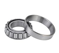 AMONIDA Rodamiento de Rodillos Cónicos, Rodamientos de Rodillos de Acero, Rodamientos de Metal con Pista Interior y Pista Exterior Cónicas, Ideal para Automoción, Laminador, Minería y Metalurgia