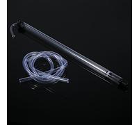 AMONIDA Sifón Automático, Tubo de Plástico Transparente, Bastón para Almacenamiento de Sidra de Vino y Cerveza con Minimización de Sedimentos, Ideal para Elaboración de Cerveza y Embotellado en Casa