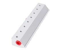 AMONIDA Soplador de Cuchilla de Aire Industrial de 200 Mm, Hoja de Aluminio para Soplado de Polvo, Boquilla de Aire Comprimido con Rosca de 1/4 de Pulgada con Diseño Industrial, Ideal para