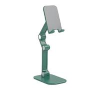 AMONIDA Soporte Ajustable para Teléfono Móvil de Escritorio, Soporte Plegable Portátil para Uso en el Hogar y la Oficina, Material ABS Duradero, 1 Unidad (Green)