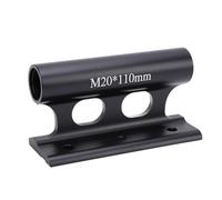 AMONIDA Soporte de Horquilla para Bicicleta, Aleación de Aluminio, Ligero, Fácil de Instalar, Eje Pasante para Portaequipajes, 1 Unidad
