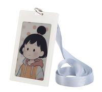 AMONIDA Soporte de Identificación para Placa de Identificación con Pantalla de Tinta Electrónica NFC Pasiva, Credencial Electrónica, Estuche para Tarjeta de a Prueba de Agua y Baja Temperatura,