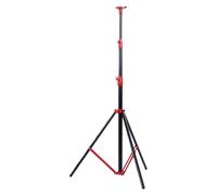 AMONIDA Soporte de Luz de Fotografía Extensible y Resistente para Ajuste Rápido de, para Configuración de Iluminación de Estudio, Soporte de Trípode de Acero Inoxidable (Rojo)