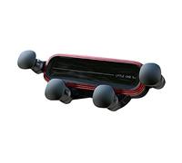 AMONIDA Soporte de Teléfono para Coche Gravity, Diseño Compacto de Bloqueo Automático para Uso Manos Libres con Teléfonos de 4,7 "-6,9", Ventilación de Coche (Roja llameante)
