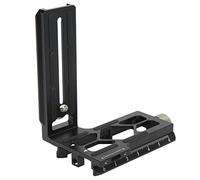 AMONIDA Soporte en L para Cámara Placa de Liberación Rápida Ajustable para Estabilizadores S y Crane 2/3 Diseño Profesional Aleación de Aluminio Duradera Orificio para Tornillo de 1/4 pulg. 1 Unidad
