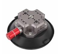 AMONIDA Soporte para Cámara con Ventosa de 4,7 Pulgadas, Soporte para Automóvil de Silicona y Aleación de Aluminio con Orificio para Tornillo de 1/4 3/8 de Pulgada para Videocámara Action CAM DSLR