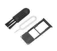 AMONIDA Soporte Profesional de Repuesto para Bandeja de Tarjeta SIM para A51 A515U, Versión de Tarjeta SIM única, Fácil de Instalar, Incluye Pin de Expulsión y Cepillo (Black)