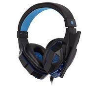 AMONIDA SY830MV Auriculares para Juegos Diseño de Oreja Envolvente Auriculares USB con Reducción de Ruido con Micrófono, Cómodos para Juegos para una Mejor Comunicación [Unidad de Unidad de 40 Mm,