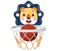AMONIDA Tablero de Baloncesto Colgante para Niños con Ventosa, Juguete Deportivo de Interior Portátil para Niños de 3 a 10 Años, Plástico, 29 X 25 X 5,5 Cm (Blue)