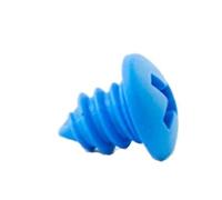 AMONIDA Tapón de Botella de Rosca para Sellar Vino y Bebidas, Diseño de Silicona Premium para Frescura, Perfecto para Fiestas y Días Festivos, Juego de 1 (azul claro)