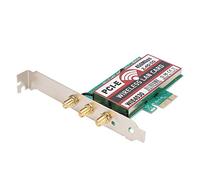 AMONIDA Tarjeta de Red de Doble Banda Alta Velocidad 450Mbps para CPU con Material PCB Fuerte para Computadoras de Escritorio 12 * 11 * 2cm 1 Unidad