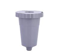 AMONIDA Taza Filtrante de café de Acero Inoxidable, Filtro Reutilizable de 6x6x8,5 Cm para Casera, Fácil de Limpiar (1 juego de 3 piezas)