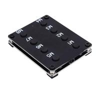 AMONIDA Teclado de Control Externo, Teclado de Control Remoto para IC 705 IC 7600 7610 7300 9700, de Acceso Directo de Llamada de Memoria con Compatibilidad SSB CW
