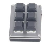 AMONIDA Teclado Mecánico Inalámbrico, Teclado Personalizable Multifuncional para Mayor Eficiencia, USB BT 2,4G Tipo C para Trabajadores de Oficina