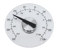 AMONIDA Termómetro de Ventana Termómetro Adhesivo para Exteriores, Diseño Transparente Resistente a la Intemperie para Medición de Temperatura Interior y Exterior -40 a 50
