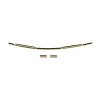 AMONIDA Tira Embellecedora Inferior del Parabrisas Delantero, Moldura de Coche Resistente a la Intemperie para Evitar Fugas para 307 2003-2009, Juego de 3