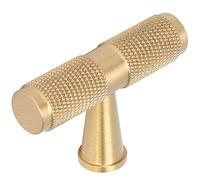 AMONIDA Tirador de Latón para Muebles, Tiradores de Armario Elegantes y Modernos para Puerta de Armario, 1 Unidad, 5 X 3,2 X 1,2 Cm