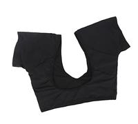 AMONIDA Top de Absorción de Sudor para Axilas, 3 Capas de Tela, Transpirable, Negro, Elástico, Almohadilla para Axilas, Chaleco de Secado Rápido para Mujeres para Deportes (M)