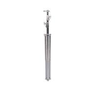 AMONIDA Trípode para Fotografía Soporte de Luz Soporte Telescópico Resistente para Iluminación de Estudio para Fotógrafos Acero Inoxidable 102-300 Cm Extensible 10 Kg (Silver)