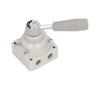 AMONIDA Válvula de Control de Flujo Rotativa Manual Duradera de 3 Posiciones y 4 Vías para Dinámica de Fluidos Bidireccional en Aplicaciones Industriales