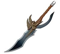 AMONT | Daga Decorativa Colmillo de Veneno de Kasaka Solo Leveling | Réplica Sung Jinwoo Exhibición Cosplay Colección Anime sin Filo Material Bambú | EYM