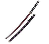 AMONT - Espada Decorativa Japonesa en Bambú - Modelo Shusui Zoro en Madera - Serie Anime - 105 Cm
