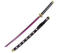 AMONT Katana Decorativa LED Sushui de Zoro, 105 cm, Multicolor, Espada Coleccionable para Exhibición