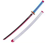 AMONT | Katana Mitsuri Kanroji Bambú 970 mm | Réplica Decorativa Exhibición Cosplay Colección Anime sin Filo Material Bambú | EYM