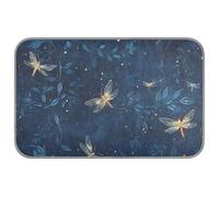 Amooorous A few Lovely Fireflies Flew in Dark Blue Sky Summer Cooling beds - Mantas de refrigeración para perros grandes para perros grandes para viajes de gato, cama esencial para gatos Fria para