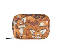 Amooorous Bolsa médica de dibujos animados con compartimentos desmontables, organizador de píldoras diario reutilizable para bolso