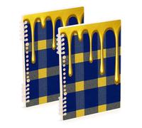 Amooorous Cuaderno de tamaño A5 con tapa dura y espiral de un solo asunto, 60 hojas para escuela y oficina, 21 x 14,5 cm, tamaño A5