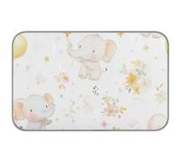 Amooorous Dreamy Childish Cute Elephants Summer Keep Dogs Cool in Summer - Almohadilla de refrigeración automática para gatos al aire libre para gatos de interior lavable, tapete Frio para Perros M