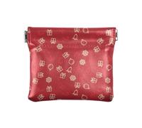 Amooorous Mini monedero de cuero para mujer, impermeable, diseño de Feliz Navidad, color rojo, rojo (Merry Christmas Red), 1 size