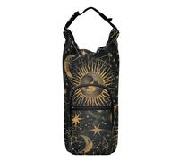 Amooorous Mystic Golden Sun Moon - Bolsa portátil para botella de agua aislada, soporte cruzado para botellas de agua, se adapta a botellas de 20 onzas, 24 onzas, 32 onzas, 40 onzas