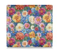 Amooorous Pintura al óleo con girasoles amarillos retro de piel sintética para registro de coche y tarjeta de seguro, funda esencial para tarjetas, documentos esenciales, documentos de licencia de
