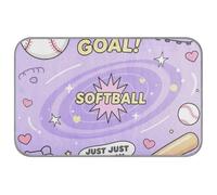 Amooorous Softball Just Play - Alfombrilla de verano para mascotas, diseño de verano, para gatos, para exteriores, para conejo, acogedor, para dormir, antideslizante, para perros, talla M