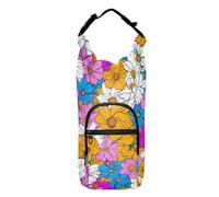 Amooorous Summer Flowers - Bolsa para botella de agua, elegante portador de agua para senderismo, senderismo, soporte para botellas de agua, se adapta a botellas de 20 onzas, 24 onzas, 32 onzas, 40