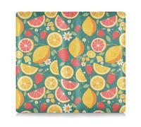 Amooorous Summer Fresh Fruits - Cartera de piel colorida de alta calidad para registro de automóvil y seguro para tarjetas, documentos esenciales, documentos de licencia de conducir, Frutas frescas de