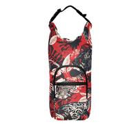 Amooorous Tortoise Shell Jungle Red and Black_3 - Bolsa de transporte para botellas de agua que ahorra espacio, soporte cruzado para botellas de agua, se adapta a botellas de 20 onzas, 24 onzas, 32