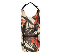 Amooorous Tortoise Shell Jungle Red and Black_4 - Soporte plegable para botellas de agua aislado, se adapta a botellas de 20 onzas, 24 onzas, 32 onzas, 40 onzas