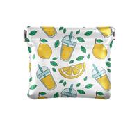 Amooorous White Beach Drink Shop- Monedero de cuero para mujer, práctico monedero para dinero en efectivo para hombres y mujeres, viajes, Tienda de bebidas White Beach, 1 size