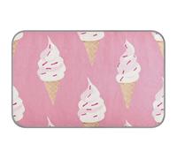 Amooorous Yummy Ice Cream Peach - Almohadillas de refrigeración de verano, cama de gato lavable para perros, cama de verano para perros, cama refrescante para perros, M