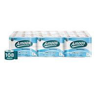 Amoos Papel Higiénico 2 Capas Resistant 108 Rollos 4006 g